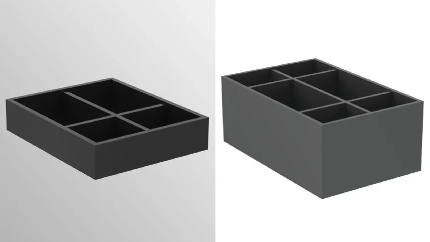 Ideal Standard: divisorio per cassetti in legno massello