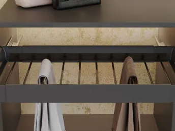 Papillon di Servetto: telaio estraibile portapantaloni