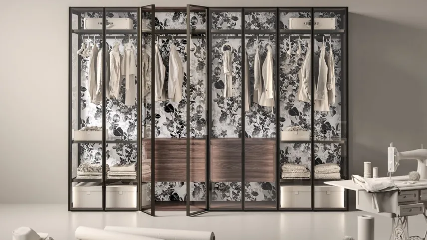 Cristal di Tumidei - Armadio in vetro temperato